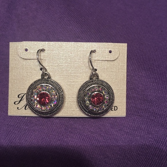Gorgeous Pink & multi color earrings NWT - Picture 7 of 7